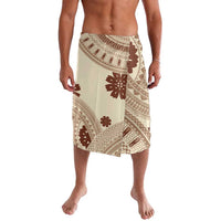 Bula Fiji Classic Masi Tapa Lavalava Vintage Beige - Polynesian Pride