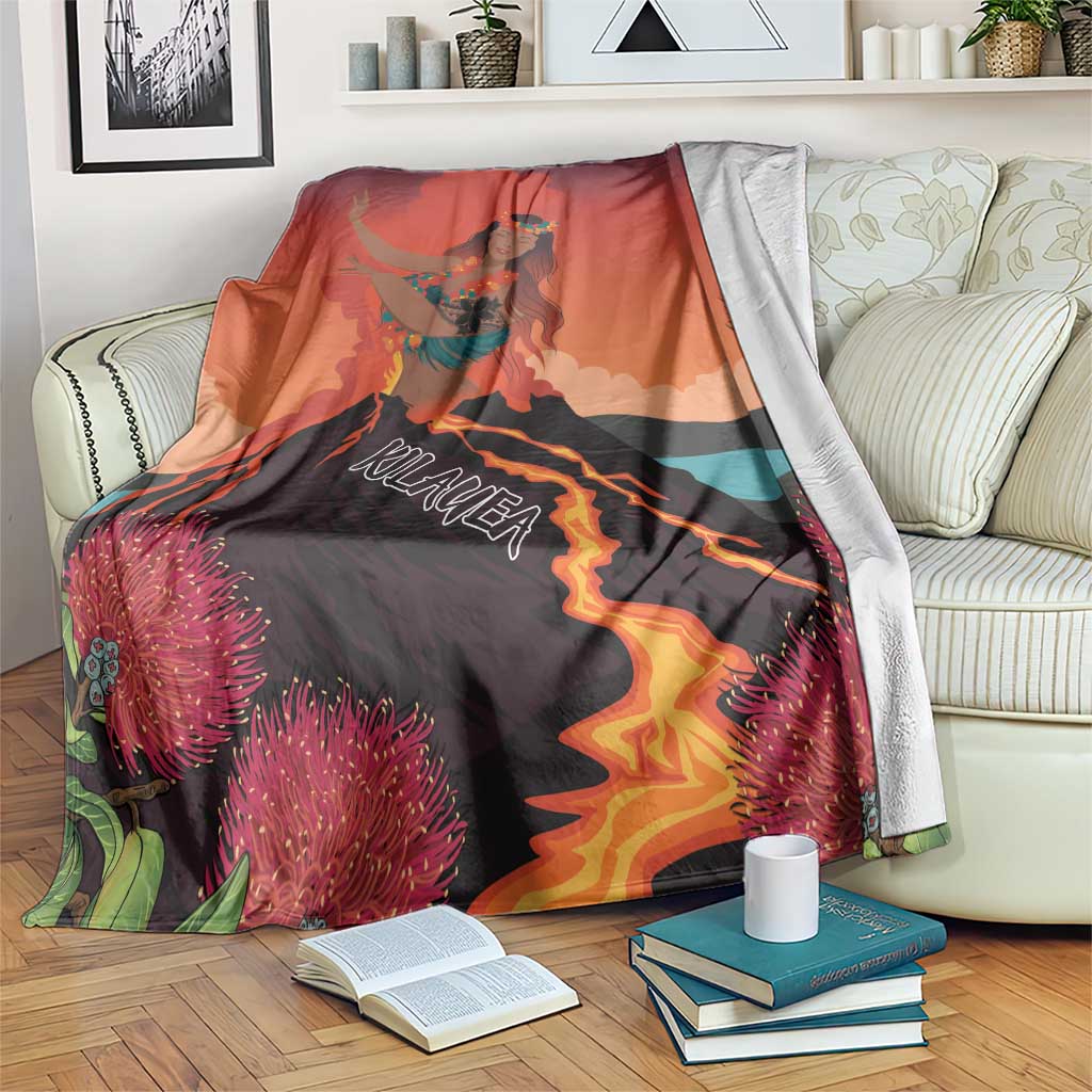 Hawaii Kilauea Volcano Blanket Pele Goddess