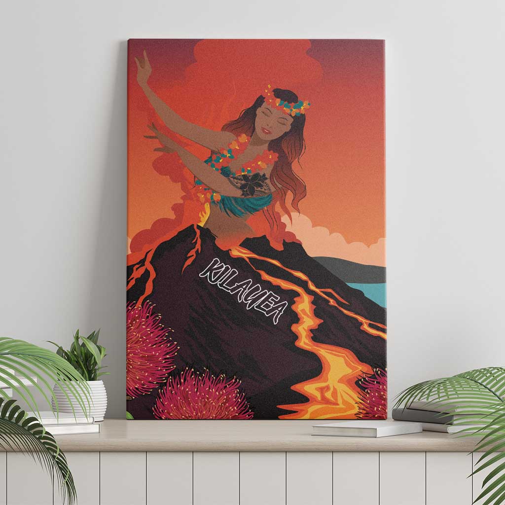 Hawaii Kilauea Volcano Canvas Wall Art Pele Goddess