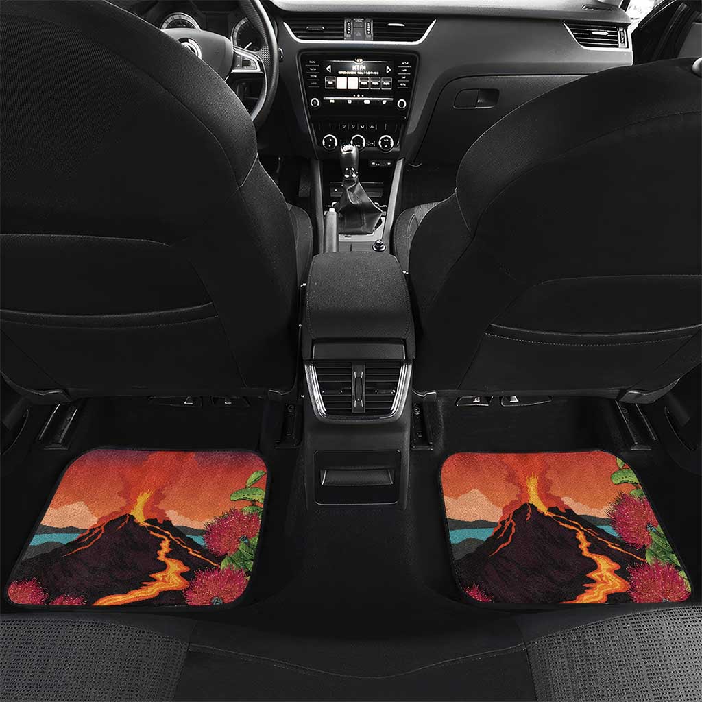 Hawaii Kilauea Volcano Car Mats Pele Goddess