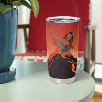 Hawaii Kilauea Volcano Tumbler Cup Pele Goddess