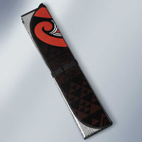 Maori Waitangi Auto Sun Shade Kotahitanga Poutama Mix Whakairo LT7 - Polynesian Pride
