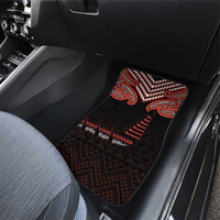 Maori Waitangi Car Mats Kotahitanga Poutama Mix Whakairo LT7 - Polynesian Pride