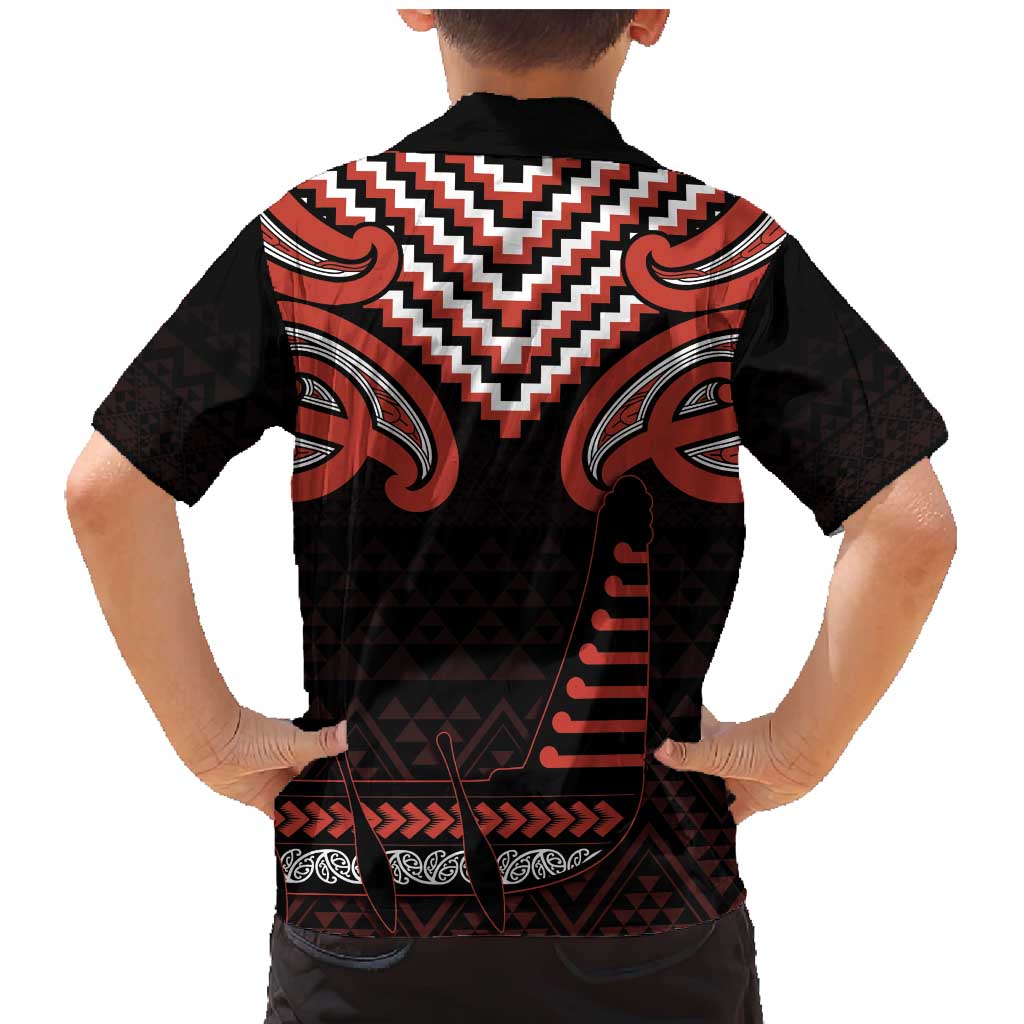 Maori Waitangi Family Matching Mermaid Dress and Hawaiian Shirt Kotahitanga Poutama Mix Whakairo - Polynesian Pride