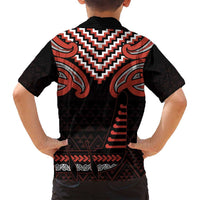 Maori Waitangi Family Matching Puletasi and Hawaiian Shirt Kotahitanga Poutama Mix Whakairo LT7 - Polynesian Pride