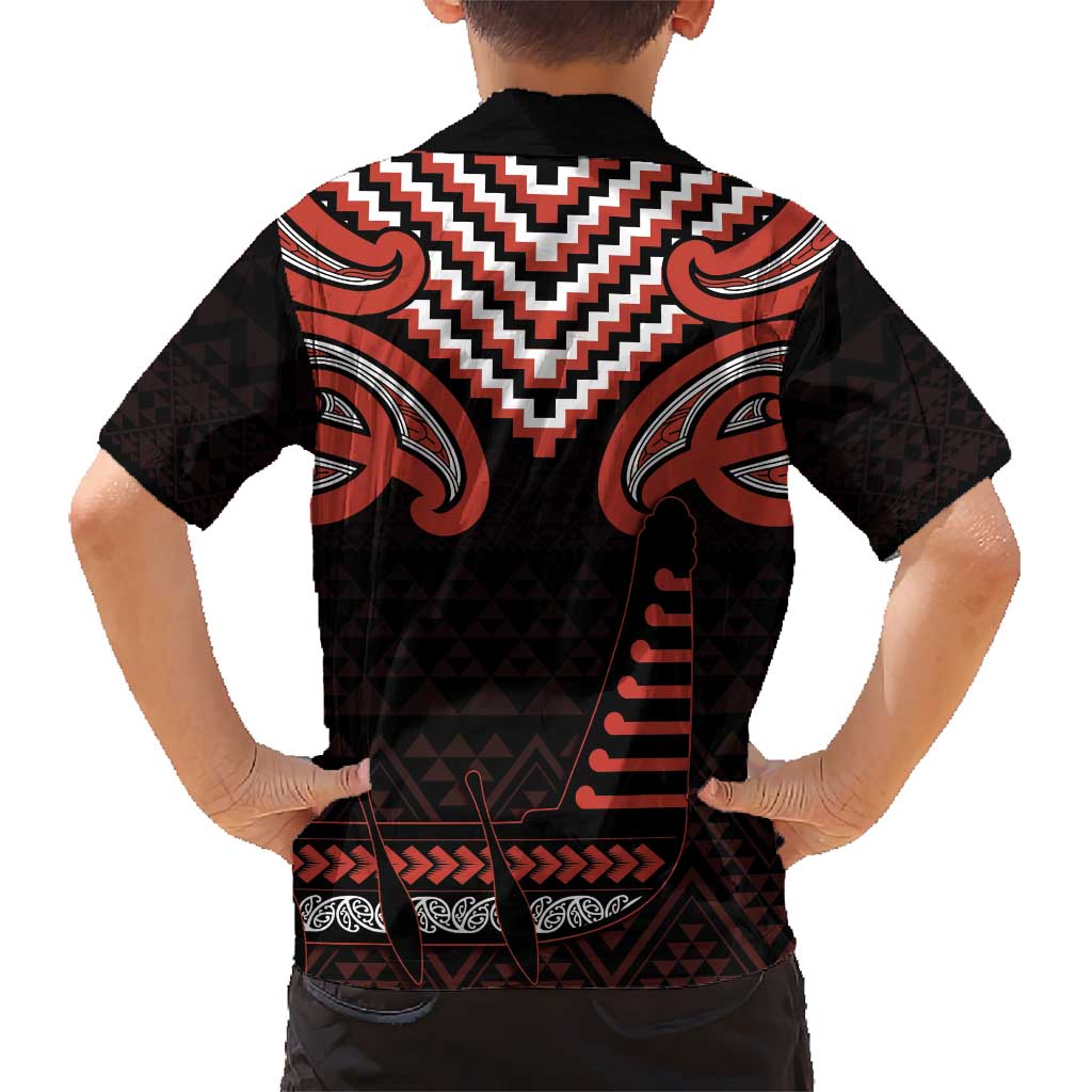 Maori Waitangi Hawaiian Shirt Kotahitanga Poutama Mix Whakairo LT7 - Polynesian Pride