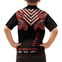 Maori Waitangi Hawaiian Shirt Kotahitanga Poutama Mix Whakairo LT7 - Polynesian Pride