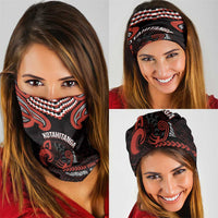 Maori Waitangi Neck Gaiter Kotahitanga Poutama Mix Whakairo LT7 - Polynesian Pride