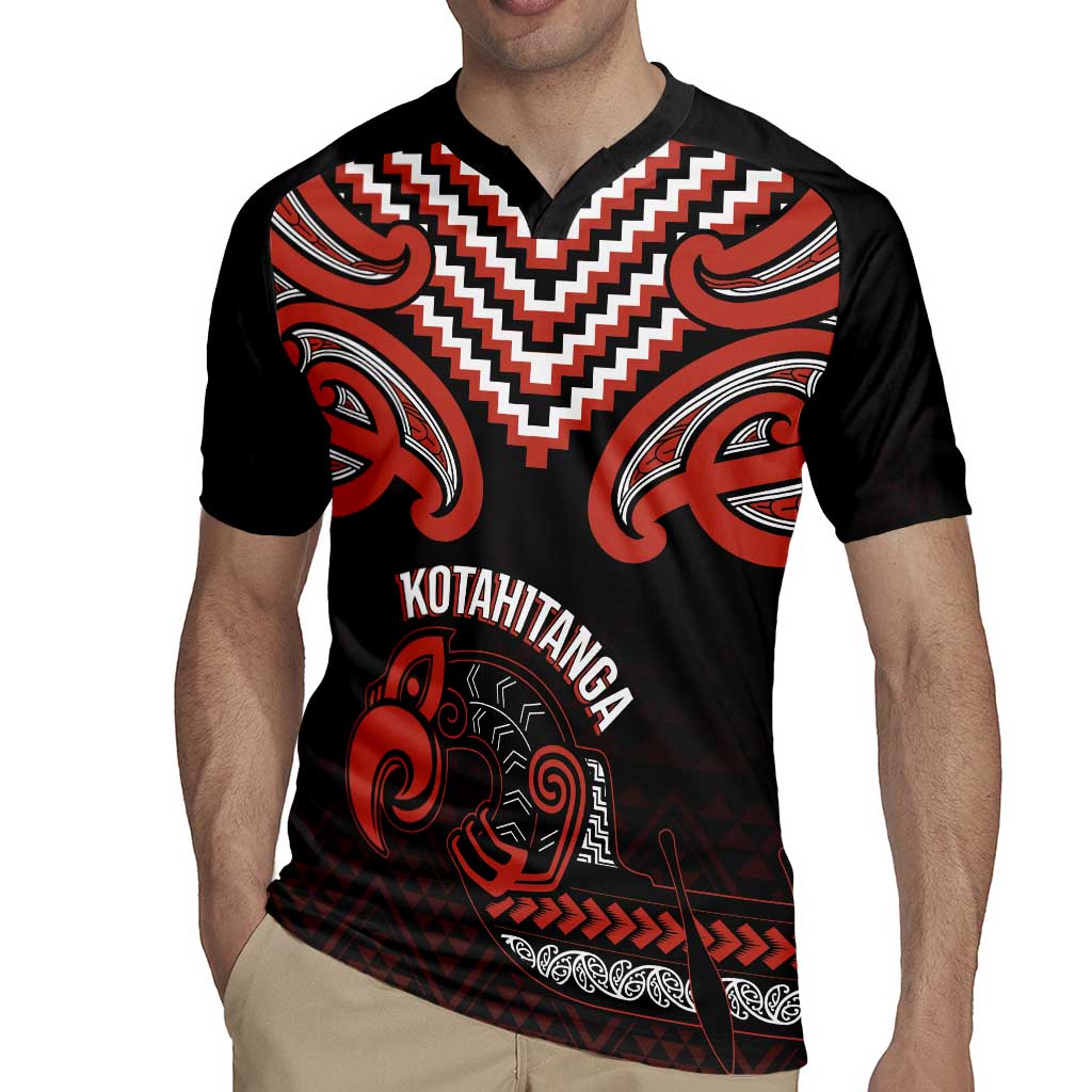 Maori Waitangi Rugby Jersey Kotahitanga Poutama Mix Whakairo LT7 - Polynesian Pride