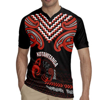 Maori Waitangi Rugby Jersey Kotahitanga Poutama Mix Whakairo LT7 - Polynesian Pride