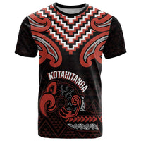 Maori Waitangi T Shirt Kotahitanga Poutama Mix Whakairo LT7 Black - Polynesian Pride
