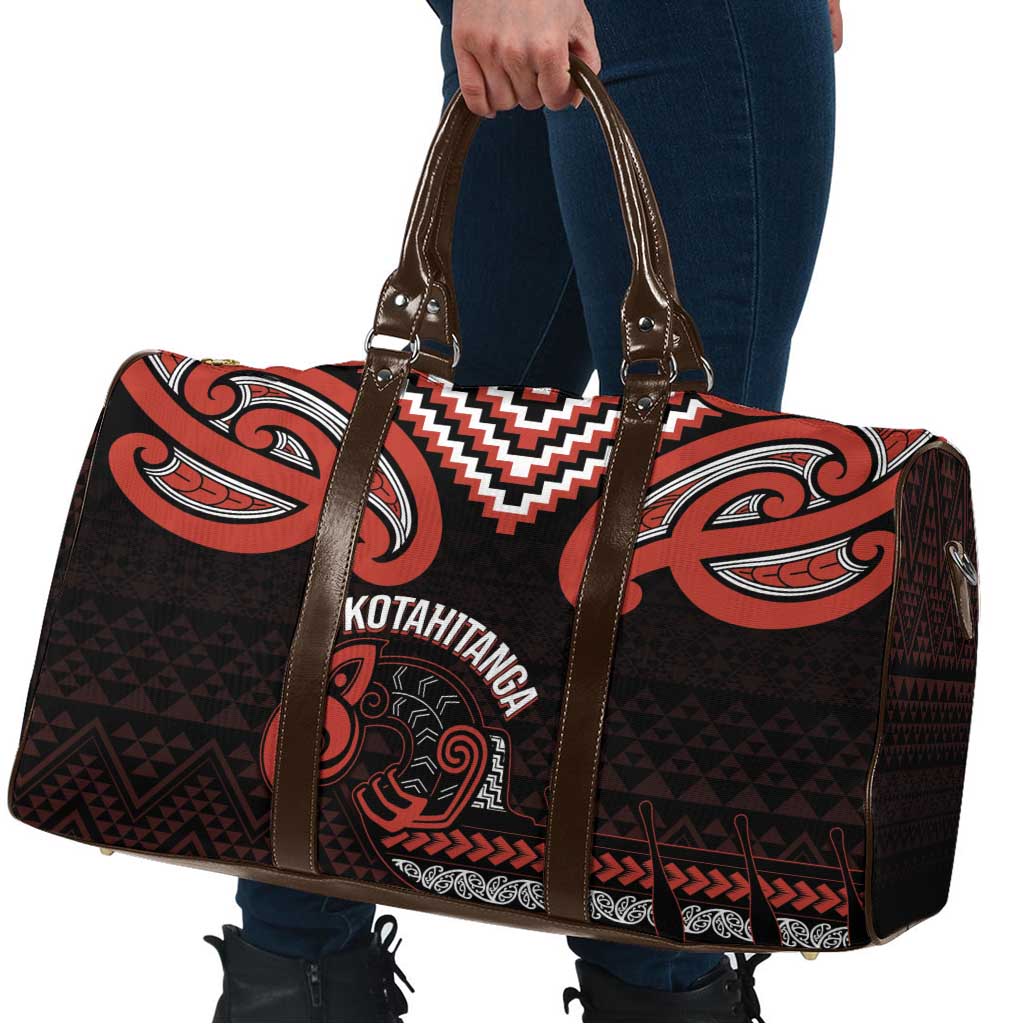 Maori Waitangi Travel Bag Kotahitanga Poutama Mix Whakairo LT7 - Polynesian Pride