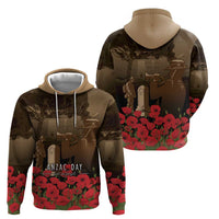 Australia - New Zealand ANZAC Lone Pine Hoodie The Last Post LT7 - Polynesian Pride