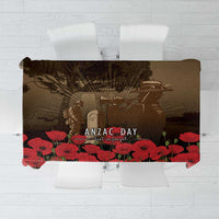 Australia - New Zealand ANZAC Lone Pine Tablecloth The Last Post LT7 Old Gold - Polynesian Pride