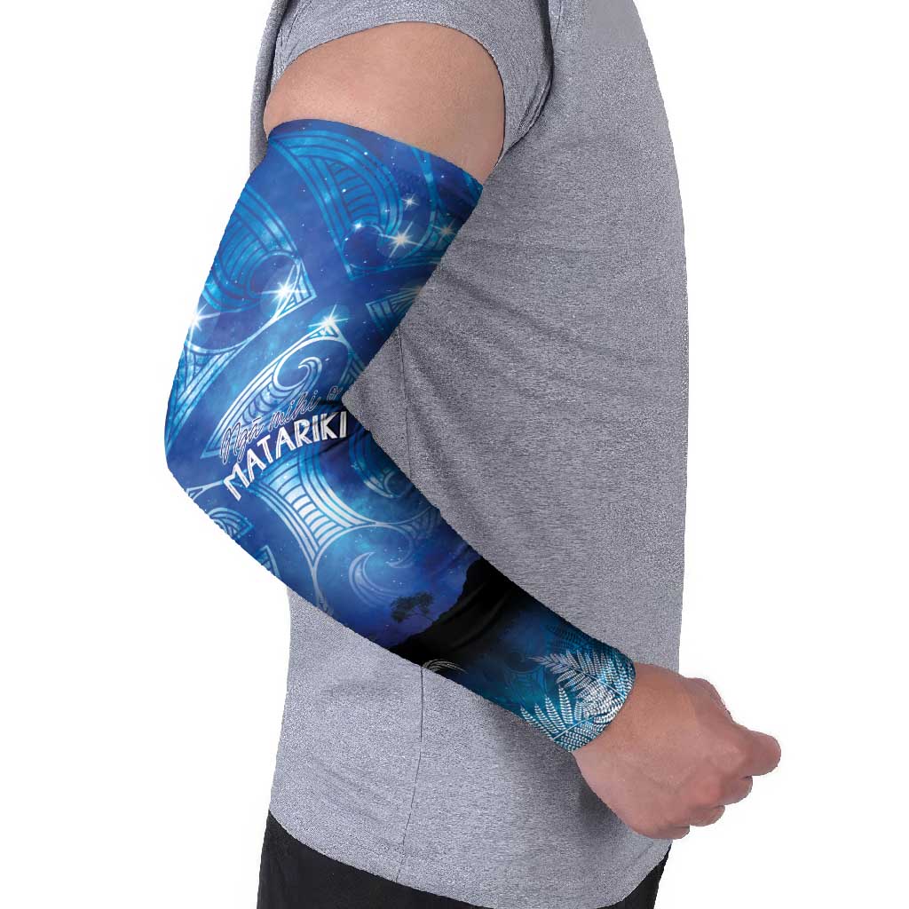 NZ Maori Matariki Scenery Arm Sleeves Galaxy Sky