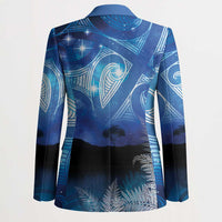 NZ Maori Matariki Scenery Blazer Galaxy Sky