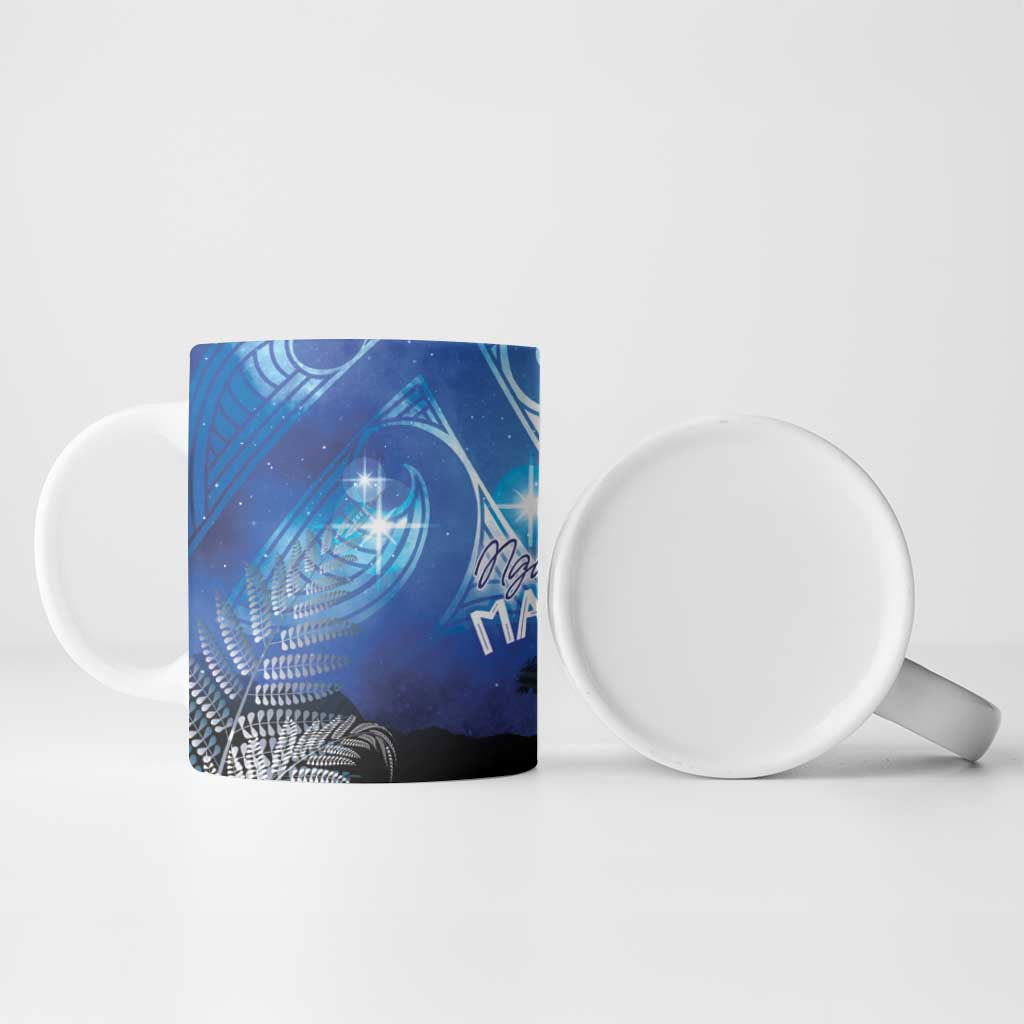 NZ Maori Matariki Scenery Ceramic Mug Galaxy Sky