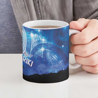 NZ Maori Matariki Scenery Ceramic Mug Galaxy Sky