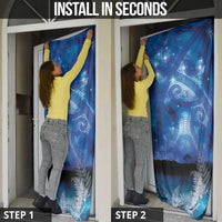 NZ Maori Matariki Scenery Door Cover Galaxy Sky