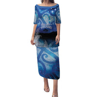 NZ Maori Matariki Scenery Family Matching Puletasi and Hawaiian Shirt Galaxy Sky