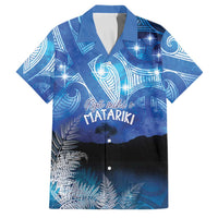 NZ Maori Matariki Scenery Family Matching Summer Maxi Dress and Hawaiian Shirt Galaxy Sky