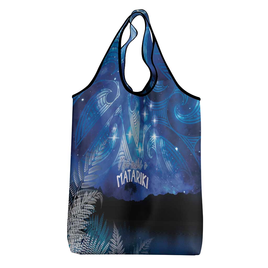 NZ Maori Matariki Scenery Grocery Bag Galaxy Sky