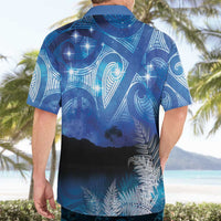 NZ Maori Matariki Scenery Hawaiian Shirt Galaxy Sky