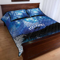 NZ Maori Matariki Scenery Quilt Bed Set Galaxy Sky