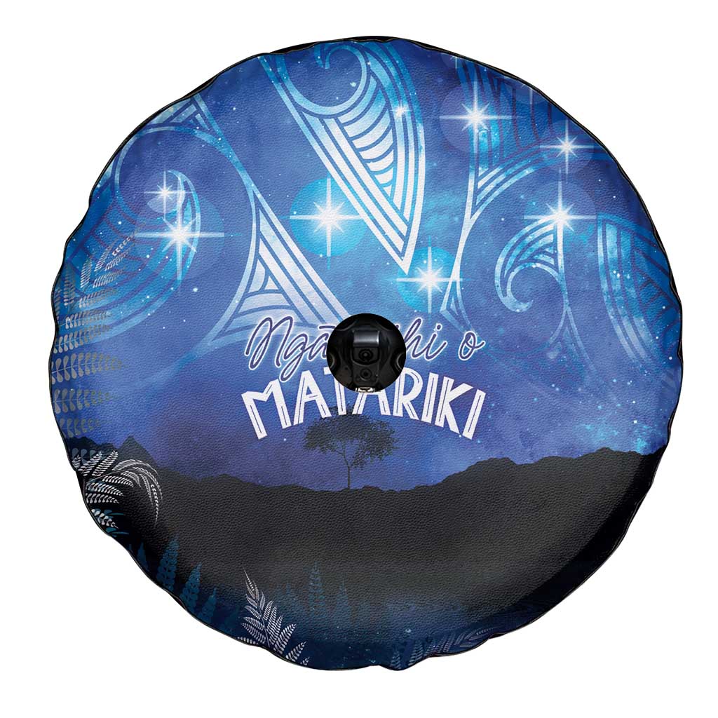 NZ Maori Matariki Scenery Spare Tire Cover Galaxy Sky