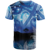NZ Maori Matariki Scenery T Shirt Galaxy Sky