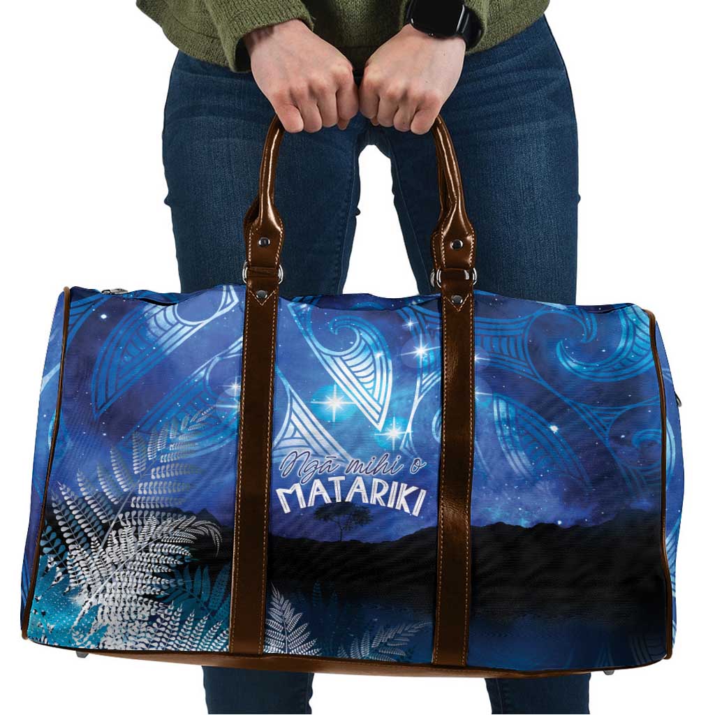 NZ Maori Matariki Scenery Travel Bag Galaxy Sky