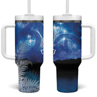NZ Maori Matariki Scenery Tumbler With Handle Galaxy Sky