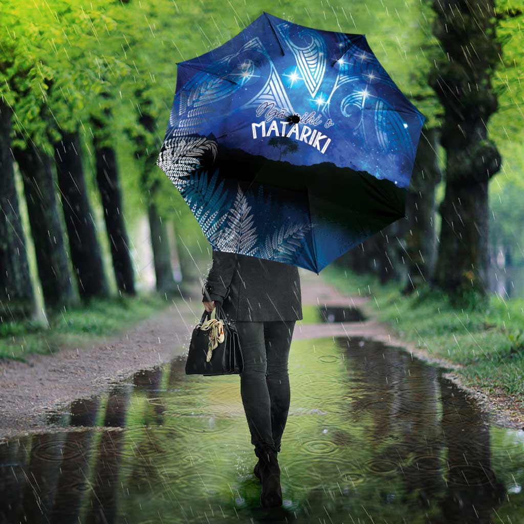 NZ Maori Matariki Scenery Umbrella Galaxy Sky