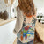 Personalized Christmas In July - Hawaii Retro Women Casual Shirt Lost In Parrot-dise