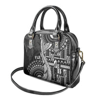 Fiji Rugby Bula Masi Shoulder Handbag Fish Tail Kaivity Cibi - Black