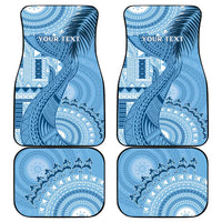Fiji Rugby Bula Masi Car Mats Fish Tail Kaivity Cibi - Turquoise