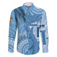 Fiji Rugby Personalised Bula Masi Family Matching Long Sleeve Bodycon Dress and Hawaiian Shirt Fish Tail Kaivity Cibi - Turquoise