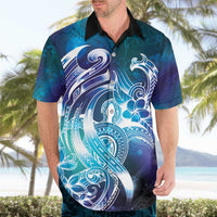 Aloha Hawaii Turtle Hawaiian Shirt Teal Purple Ribbon LT7 - Polynesian Pride