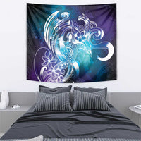 Aloha Hawaii Turtle Tapestry Teal Purple Ribbon LT7 - Polynesian Pride