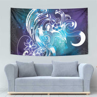Aloha Hawaii Turtle Tapestry Teal Purple Ribbon LT7 - Polynesian Pride