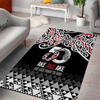 Kia Kaha Te Reo Maori Area Rug 50 Years Mo Ake Tonu Te Reo - Polynesian Pride