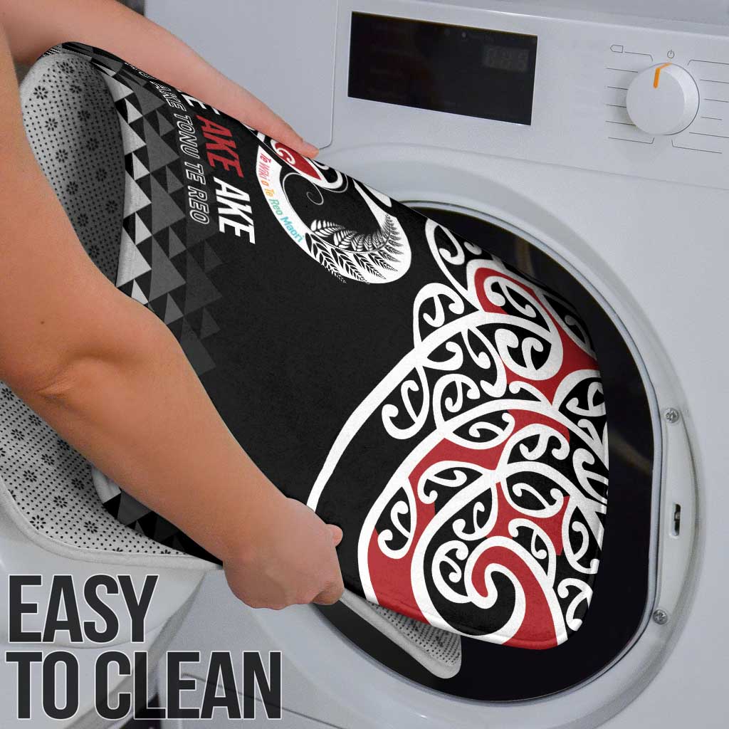 Kia Kaha Te Reo Maori Bathroom Set 50 Years Mo Ake Tonu Te Reo - Polynesian Pride