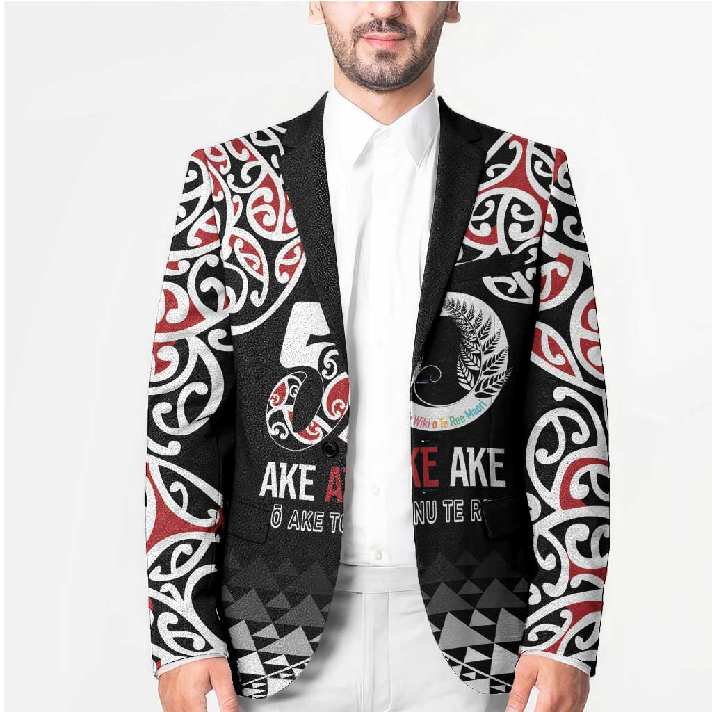 Kia Kaha Te Reo Maori Blazer 50 Years Mo Ake Tonu Te Reo - Polynesian Pride
