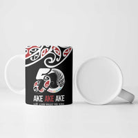 Kia Kaha Te Reo Maori Ceramic Mug 50 Years Mo Ake Tonu Te Reo - Polynesian Pride