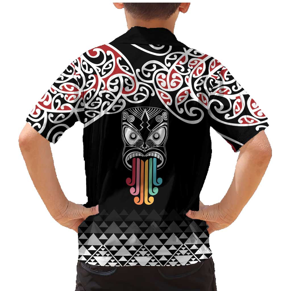 Kia Kaha Te Reo Maori Family Matching Mermaid Dress and Hawaiian Shirt 50 Years Mo Ake Tonu Te Reo - Polynesian Pride