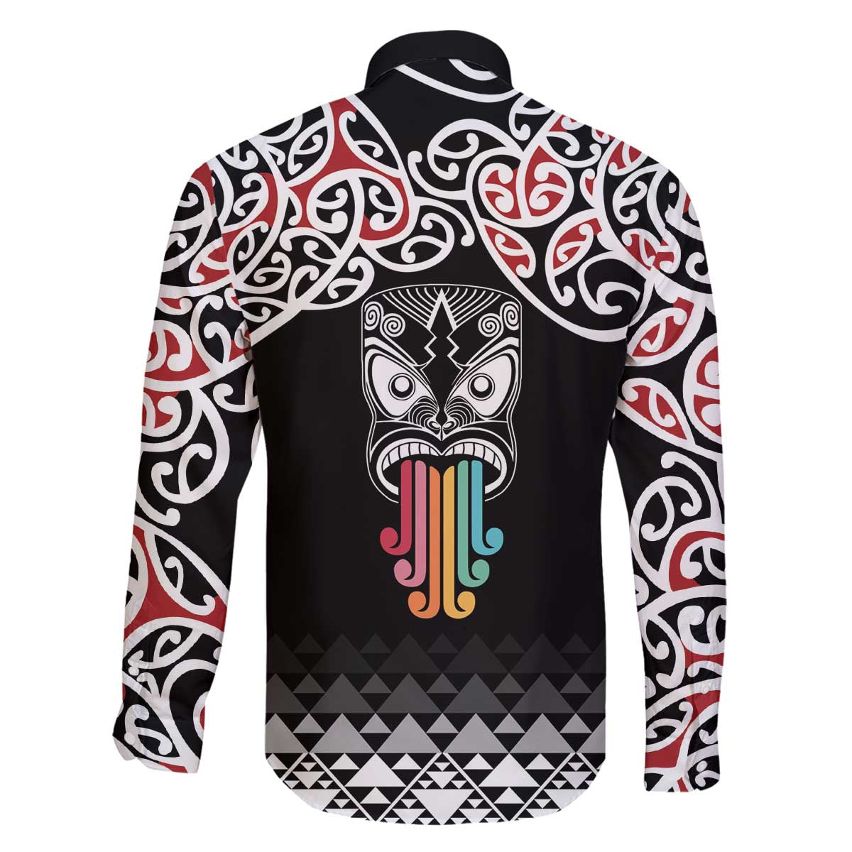 Kia Kaha Te Reo Maori Family Matching Off The Shoulder Long Sleeve Dress and Hawaiian Shirt 50 Years Mo Ake Tonu Te Reo - Polynesian Pride