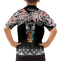 Kia Kaha Te Reo Maori Family Matching Puletasi and Hawaiian Shirt 50 Years Mo Ake Tonu Te Reo - Polynesian Pride