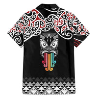 Kia Kaha Te Reo Maori Family Matching Puletasi and Hawaiian Shirt 50 Years Mo Ake Tonu Te Reo - Polynesian Pride