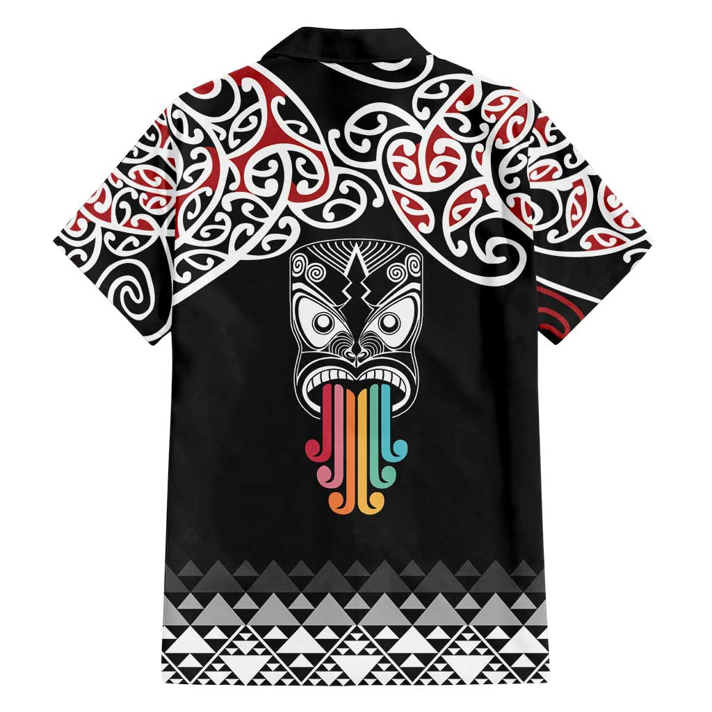 Kia Kaha Te Reo Maori Family Matching Tank Maxi Dress and Hawaiian Shirt 50 Years Mo Ake Tonu Te Reo - Polynesian Pride