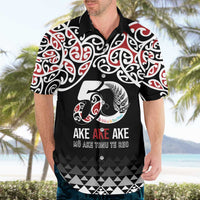Kia Kaha Te Reo Maori Hawaiian Shirt 50 Years Mo Ake Tonu Te Reo - Polynesian Pride